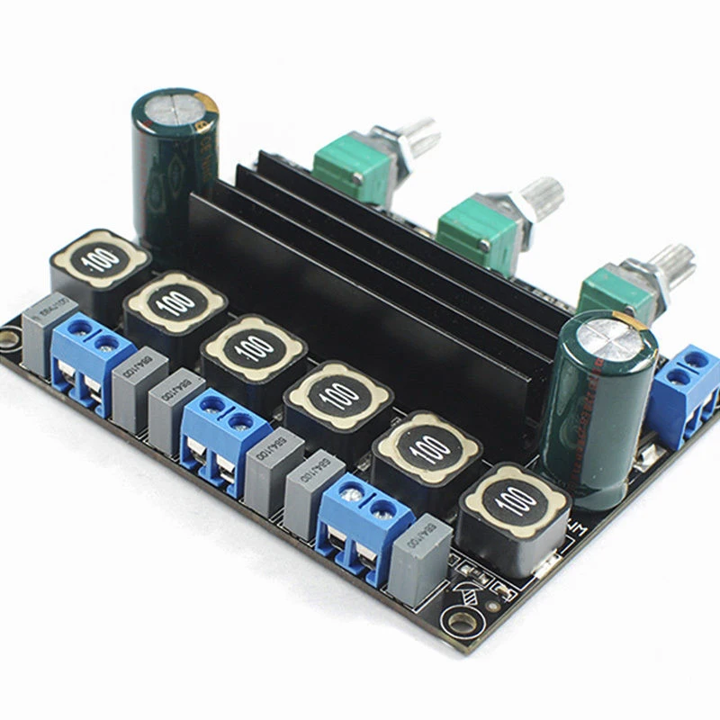TPA3116 сабвуфер усилитель мощности плата 2 1 HIFI Цифровые усилители басовый динамик 50
