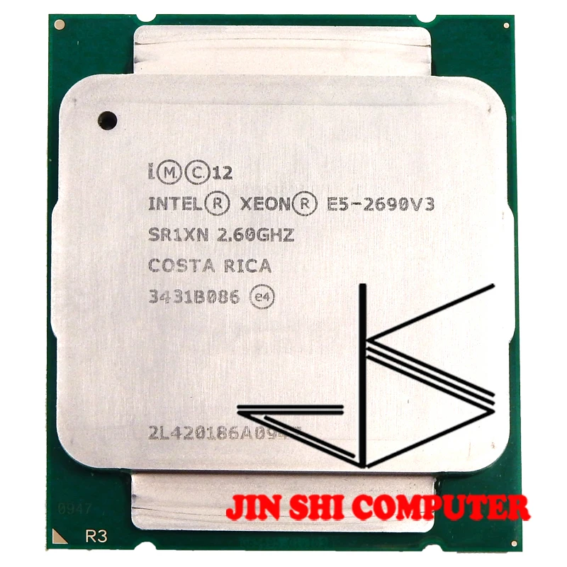 Процессор Intel Xeon E5-2690 v3 E5 2690v3 2690 2 6 ГГц двенадцатиядерный двадцать четыре потока 30