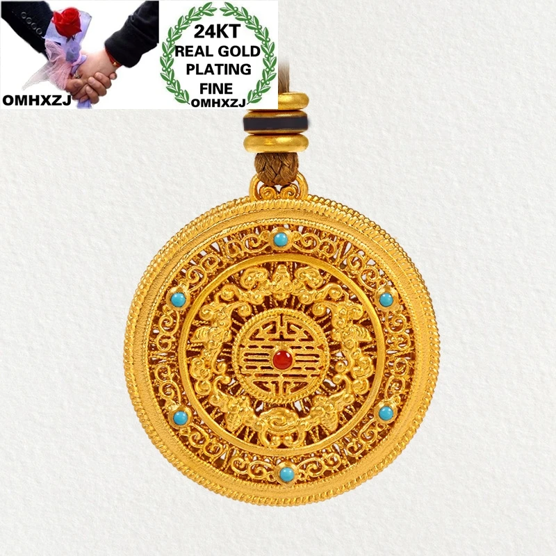 

OMHXZJ оптовая продажа CA329 Европейская мода изысканный женский мужвечерние подарок на день рождения свадебный подарок винтажный Круглый Золо...