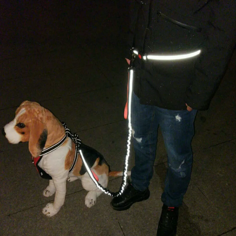 

Dogs Leash Running Elasticity Hand Freely Pet Products Dogs Harness Collar Jogging Lead and Adjustable Waist Rope CL153