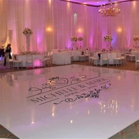 wall sticker wedding dance floor decal wedding floor monogram vinyl floor decor party decals vinyl custom couples names hy149