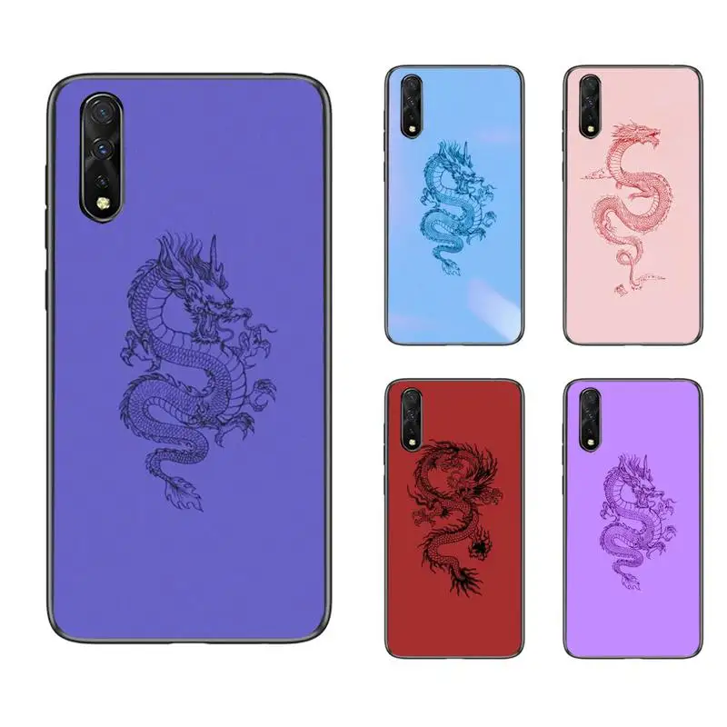 

Domineering Chinese Dragon Phone Case For Xiaomi 8 9 9t Pro A2 10 lite MIX 2 2S 3 note 10 pro Nax Fundas Cover