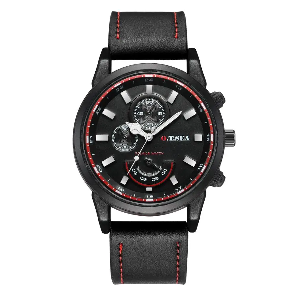 O. T. Sea Брендовые мужские деловые часы кварцевые высокое качество спортивные