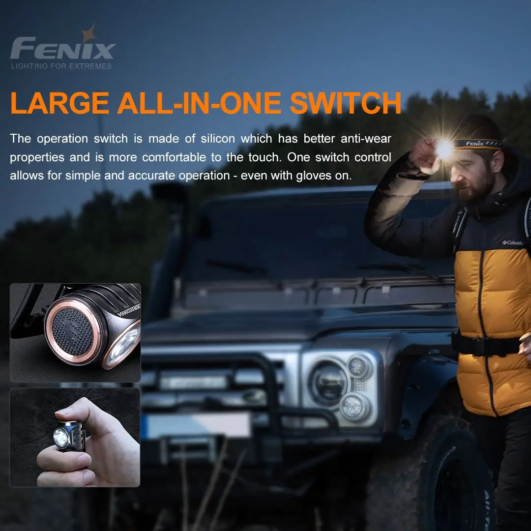 Многофункциональный компактный светодиодный фонарик Fenix HM50R V2.0 700 люмен с