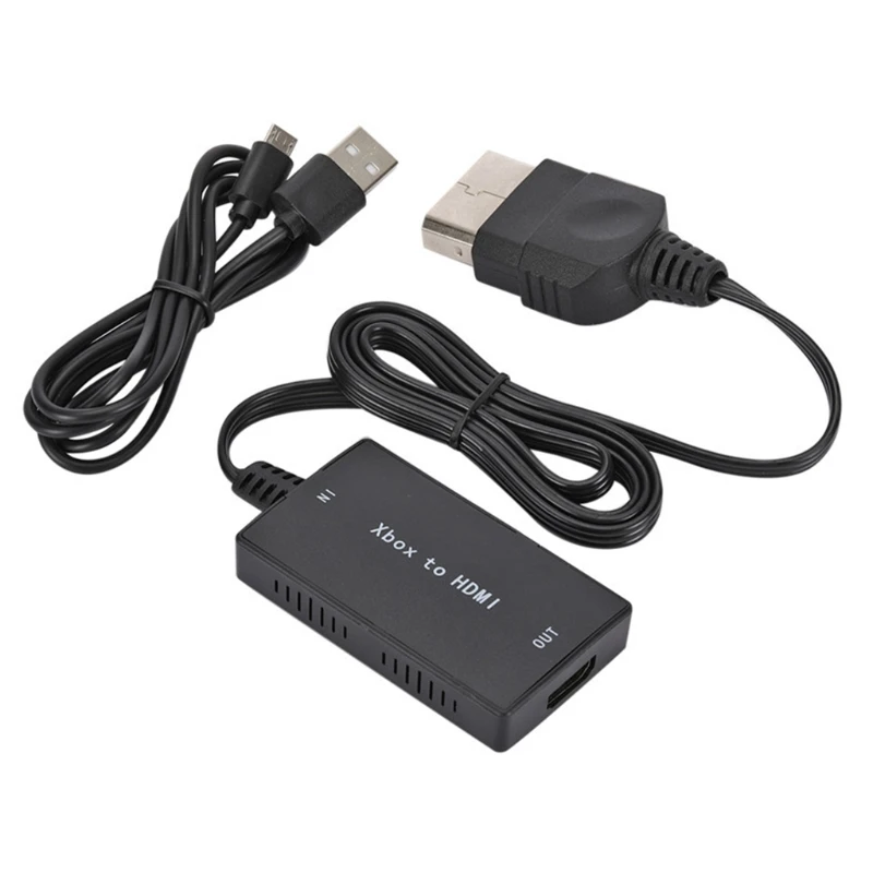 

Coverter Adapter for XB to HDMI-compatible Video Conversion Adaptor with Connection USB Cable Support 1080P 720P Output for DXAC