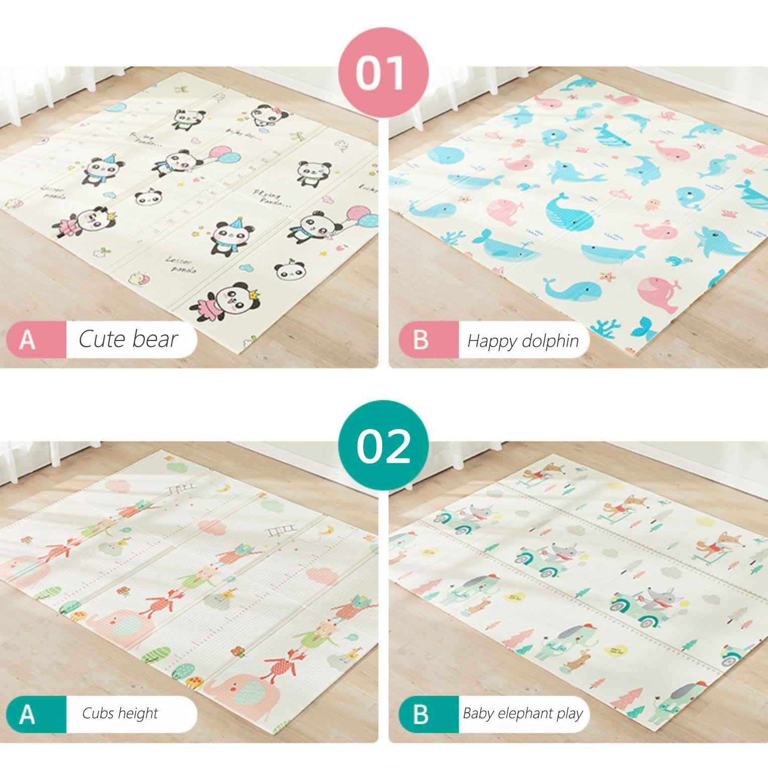 

Baby Play Mat Puzzle Children Foam Mat XPE Baby Room Crawling Toys Baby gym Folding Carpet Developing Mat Kids Rug Playmat