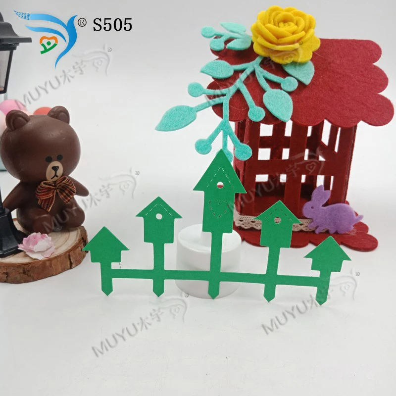 Забор новая деревянная форма режущие штампы для скрапбукинга Thickness-15.8mm S505