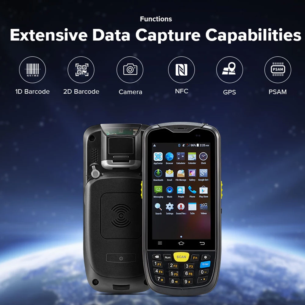 IssyzonePOS Android Touch КПК 1D/2D сканер NFC Bluetooth gps безопасный Psam 4G двухдиапазонный Wifi съемный
