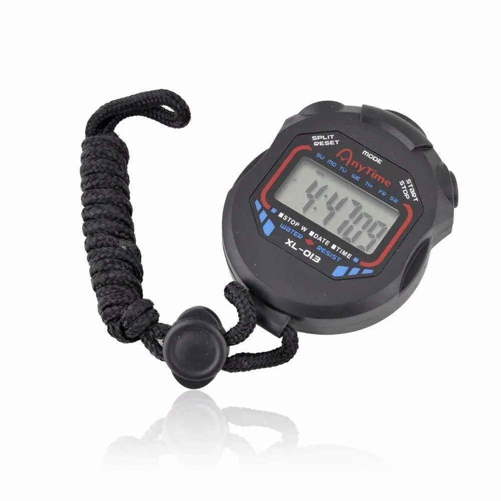 Digital Professional Handheld LCD Chronograph Sports Stopwatch Timer Stop Watch Running Manual Counter Fitness Equipment # | Спорт и