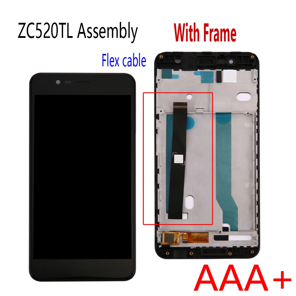 ЖК-дисплей WEIDA 5," для ASUS Zenfone 3 Max ZC520TL, сенсорный экран в сборе, дигитайзер с рамкой для ASUS X008D, Бесплатные инструменты