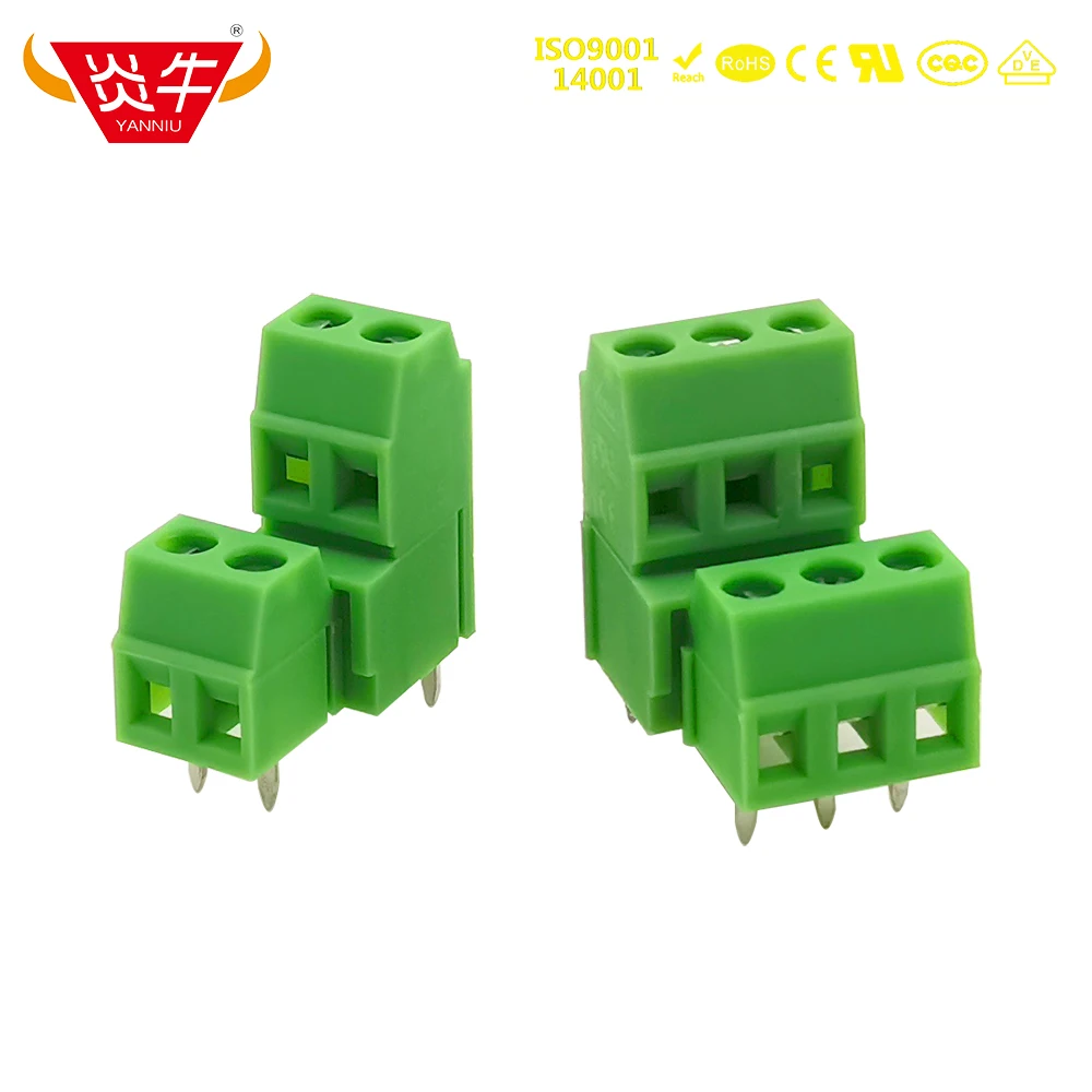 124DG KF128A KF128B 3 5 2P 3P PCB универсальная Клеммная колодка KF128HL DG381A мм 2PIN 3PIN MKKDS 1/ 2-3 - 1751390