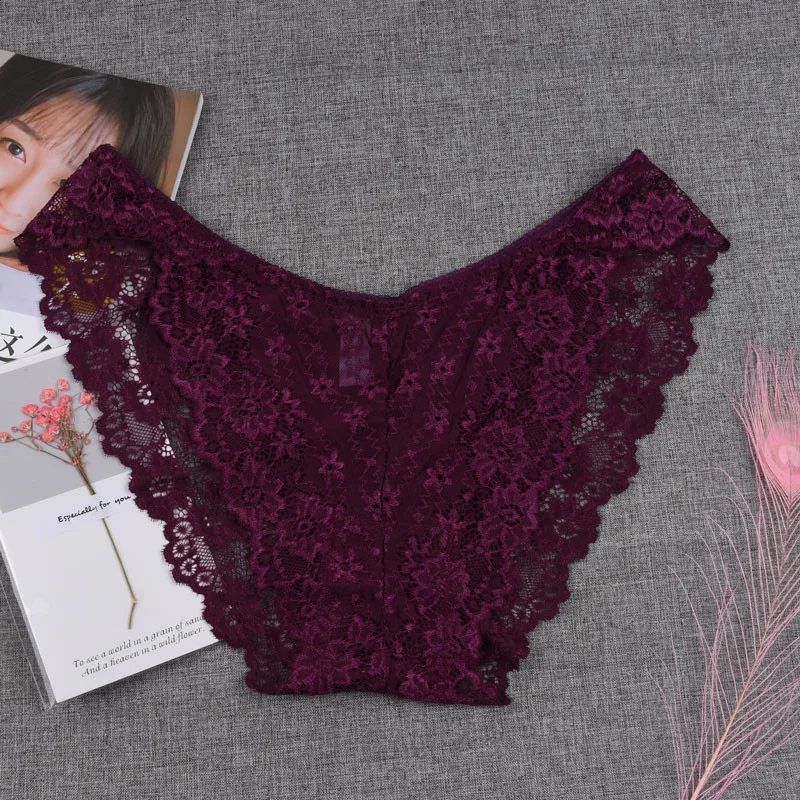 Женские сексуальные кружевные трусики Большие размеры M L XL XXL стринги нижнее