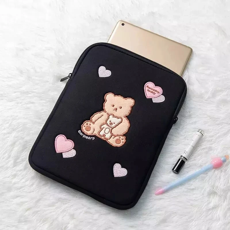 Мультяшная сумка для ноутбука корейского планшета чехол INS Bear Cute Mac iPad Pro 9 7 10 5 11 13