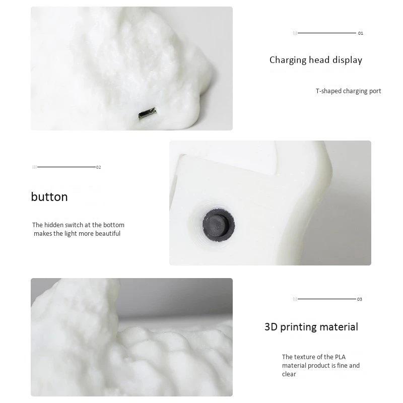

3D Printing Fire-Breathing Dragon Light Home Creative Night Light Table Lamp Led Rechargeable Night Light