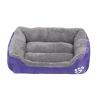 Осенне-зимний водонепроницаемый домик для собак, большие домашние животные, теплый уютный домик для собак, Мягкая шерстяная будка, корзина для собак, коврик для кошек, товары для домашних животных