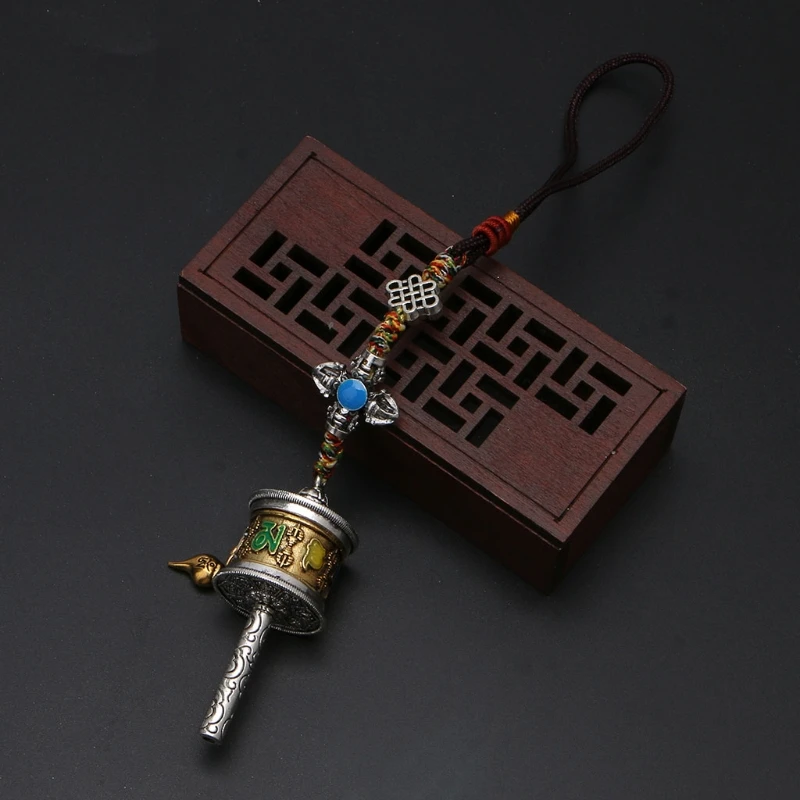 Молитвенное Колесо Спиннер брелок Ом Мани Падме духи хм тибетский буддизм |