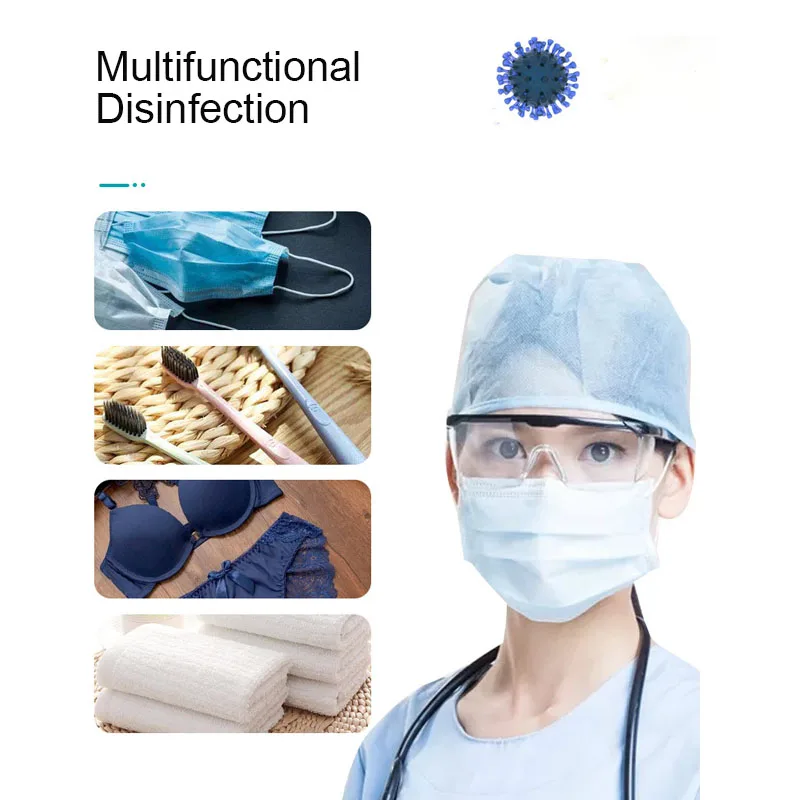 Переносной УФ светильник стерилизатор для столовых приборов! Щубные щетки