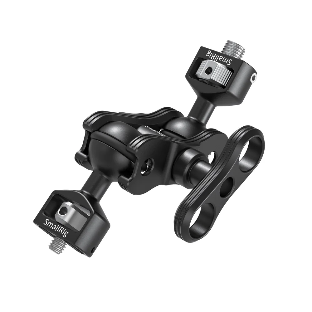 БЫСТРОРАЗЪЕМНАЯ шарнирная рукоятка SmallRig с двумя шариковыми головками 1/" винтовой регулируемый светильник для поддержки монитора 2070