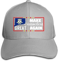 make connecticut great again unisex trucker hats dad baseball hats driver cap