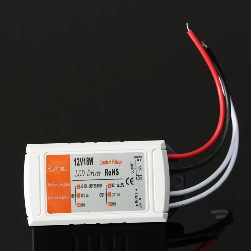 12V 1.5A 18W источник питания AC/DC адаптер трансформатор переключатель для