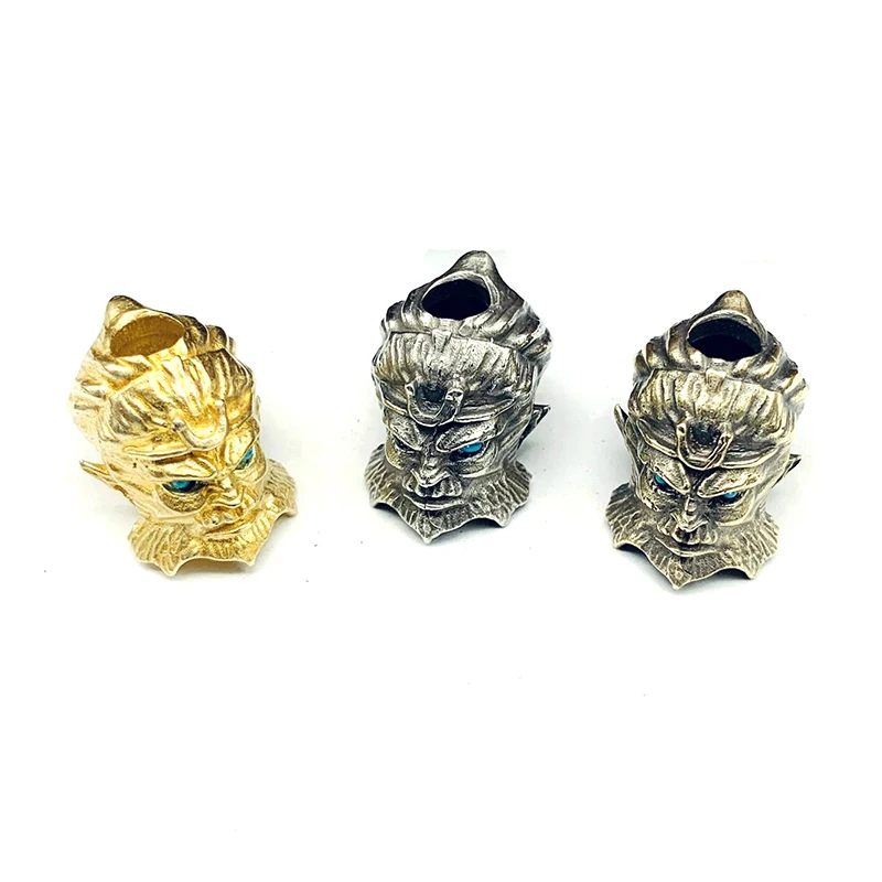 Чистые латунные бусины в виде обезьяны короля шнурок брелок подвеска Паракорд