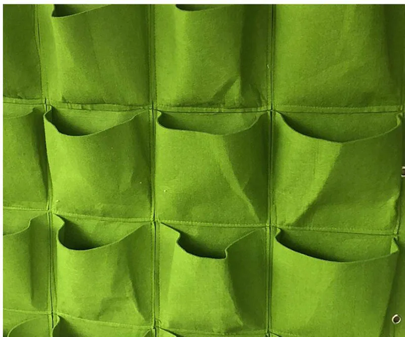 2/3/4/6/9 Grids Pockets Wall Hanging Planting Pot Green Plant Grow Planter Vertical Garden Bag Supplies Bags Tool | Дом и сад