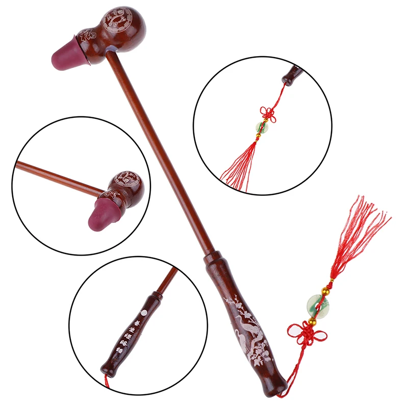 

1 шт. из коричневого дерева массажный молоток стресс расслабиться массажное устройство для молотка