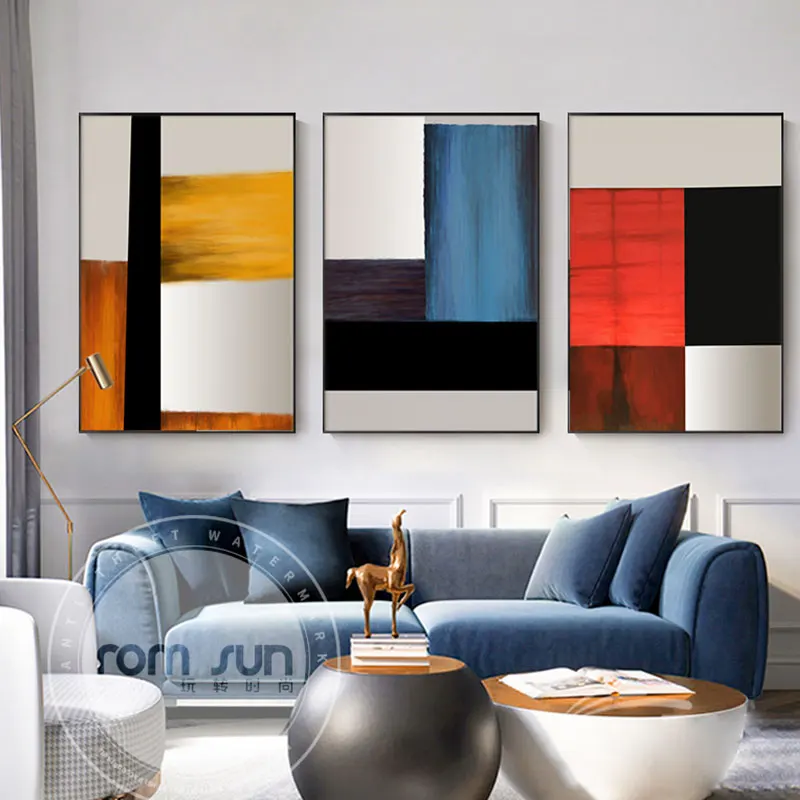 Картина на холсте креативные ретро цвета постеры и принты настенные картины для