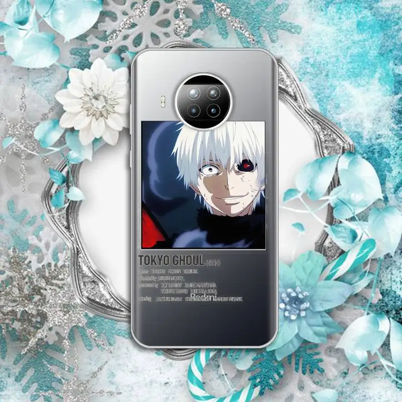 

Tokyo Ghoul Anime pattern Phone Case Transparent for Xiaomi Redmi note 10 t 8 9 pro lite 11