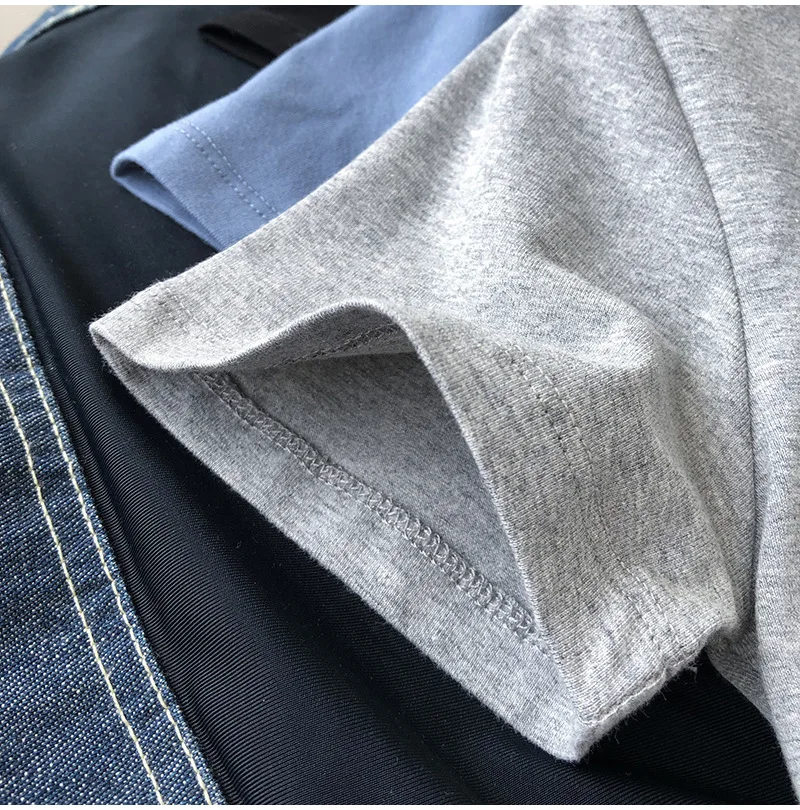 

Womens T-shirt 2021 Summer New Crop Top Pure Cotton Oversized T-shirt Solid Color Top Female Student V-neck Short Sleeve T-shirt