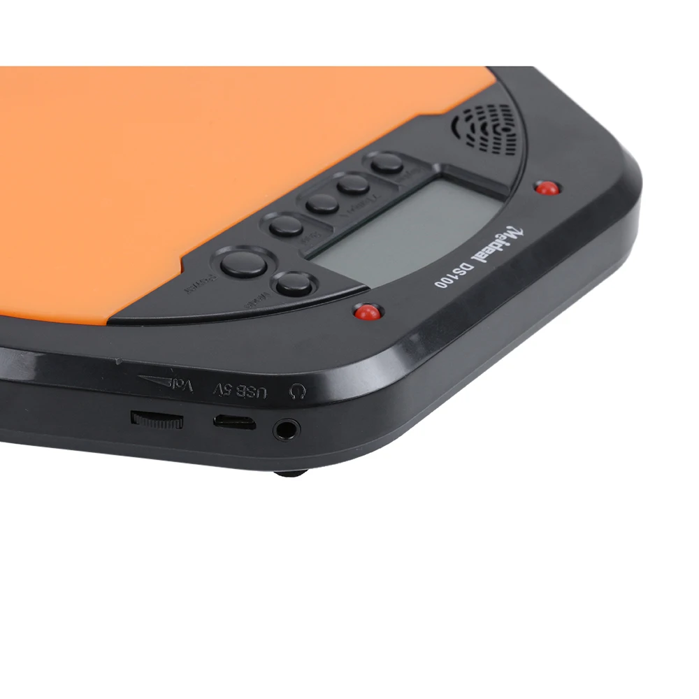 Портативный тренажер барабанщик с наушниками и батареями для музыкальных