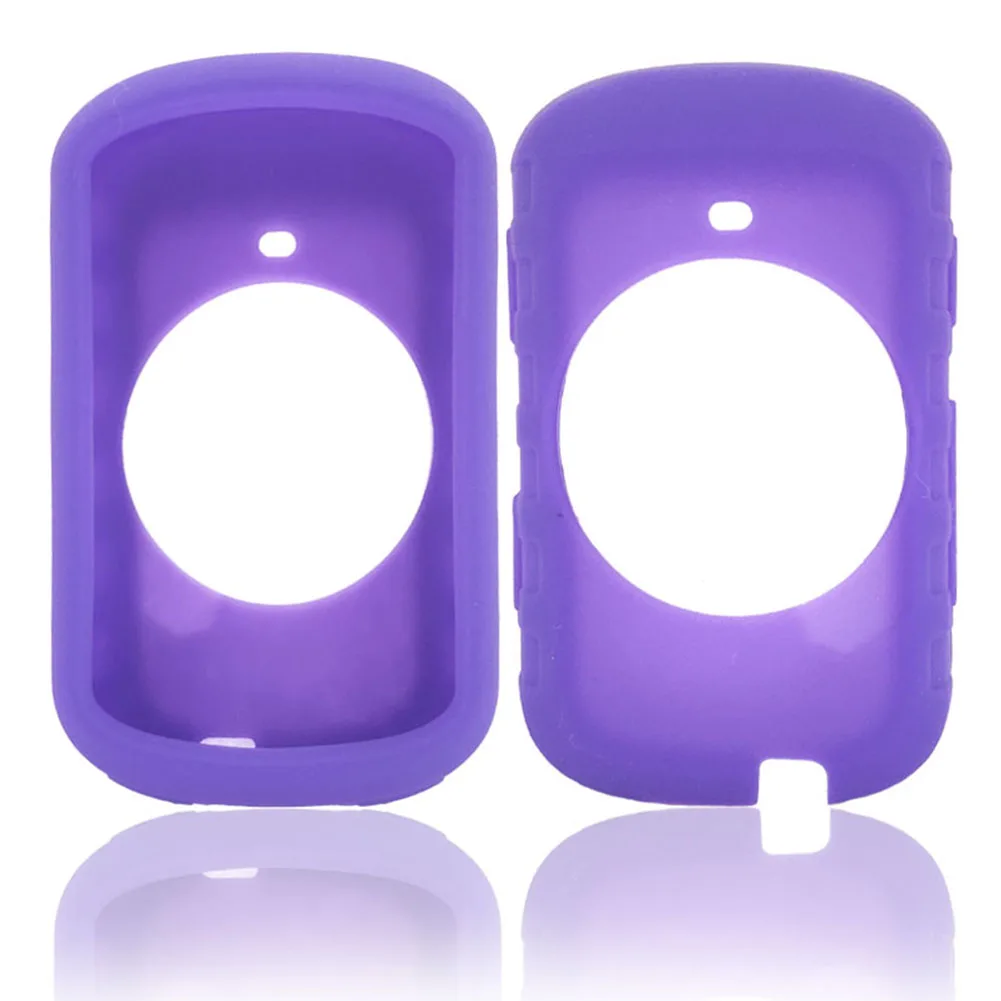 Purple Защитная пленка для экрана из мягкого силикона, Модный чехол для велосипедного компьютера, мини-аксессуары, устойчивый к царапинам для Garmin Edge 530 - Color: Purple