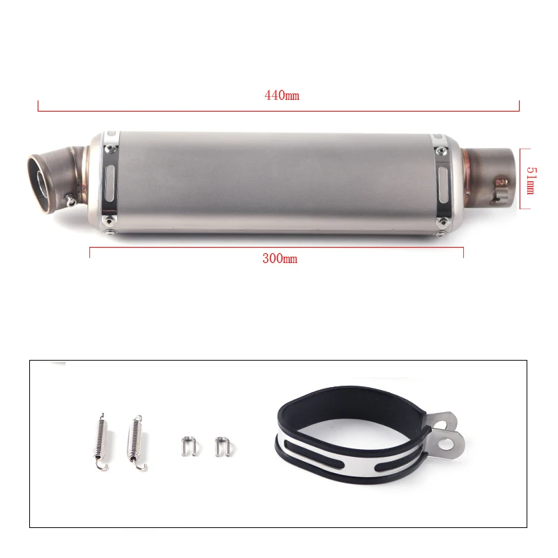 

Motorcycle Full System Exhaust Slip On For Yamaha MT03 MT-03 YZF R3 R25 YZF-R3 YZF-R25 2014 to 2018 Add power 12%