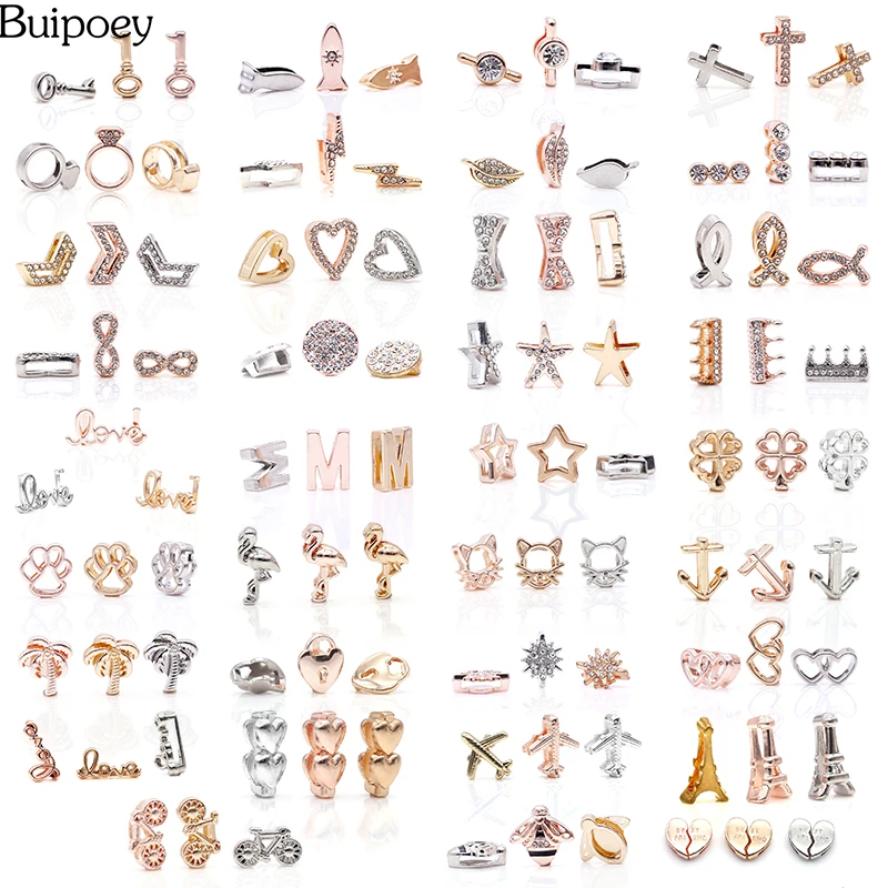 Бусины божья коровка Buipoey 2 шт. подвески оригинальные сетчатые браслеты из