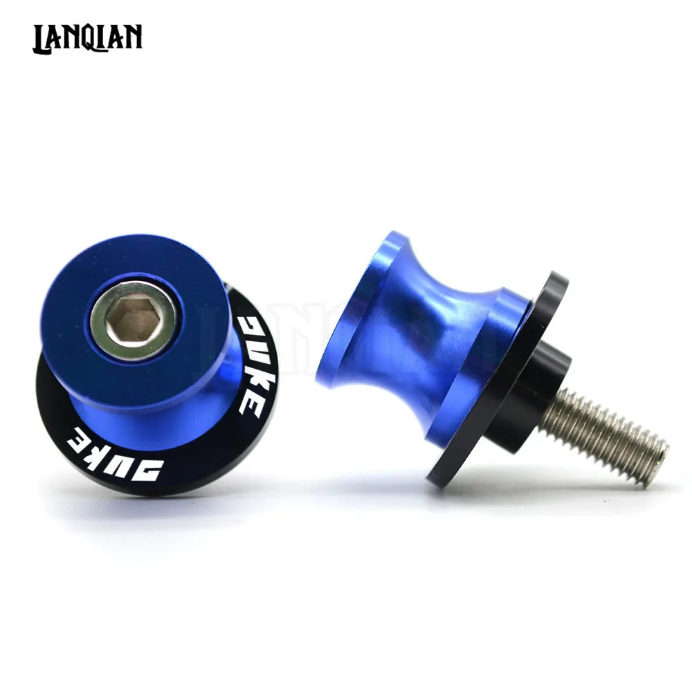 Blue 10MM DUKE Для KTM Duke125 Duke200 Duke390 Duke 690 990 1290 Duke RC250 мотоциклетные маятниковые Катушки слайдер стенд винты CNC Duke аксессуары - Цвет: Blue 10MM DUKE