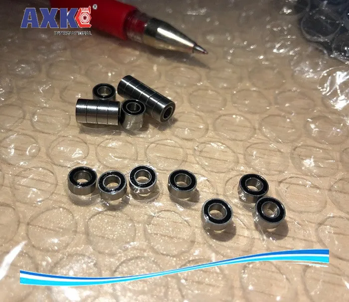 

88888 MR74RS L740 MR74-2RS ABEC-5 4*7*2.5 mm Miniature Ball Bearings MR74RS L740 Blue rubber seal cover 10pcs/lot