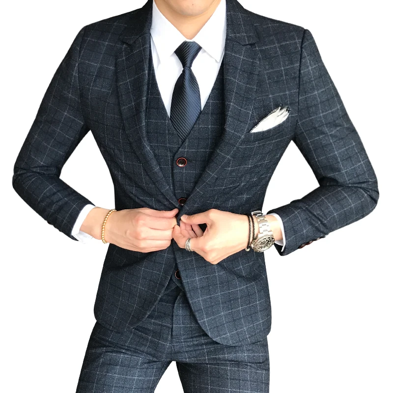 

( Coat + Vest + Pants ) Mens Suit, Suit for Men, Mens Suits 3 Piece, Men Suits for Wedding, Wedding Suits for Men
