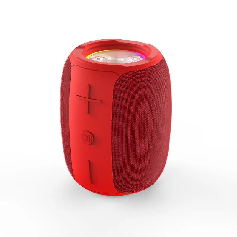 

Speaker Bluetooth -Compitible 5.0 Wireless Speaker Waterproof Bass Support 32G Tf Card Hifi with Colorful Light Speakers