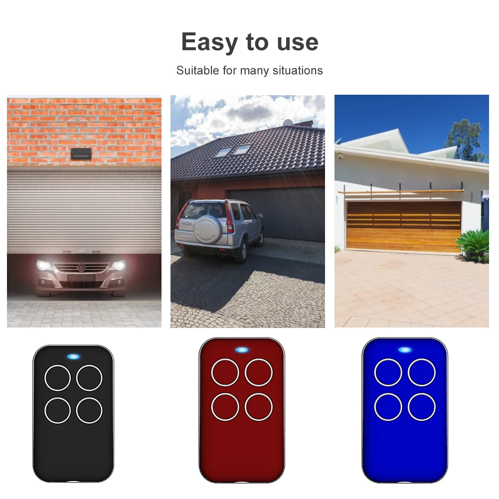 

280-868MHz Universal Fix Rolling Gate Garage Door Remote Control compatible Tool for Gate Garage Door Alarm Auto Door