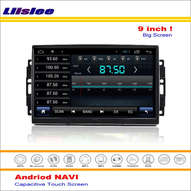 Автомобильная система GPS навигации на платформе Android для Chrysler 300 300C 2005 ~ 2010 Радио
