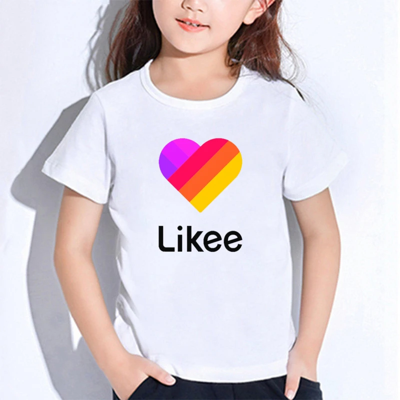 

LIKEE T Shirts for Kids Baby Boys Girls Tops Tee Clothes New Russia Style Likee Children Toddler Short Sleeve T-Shirts
