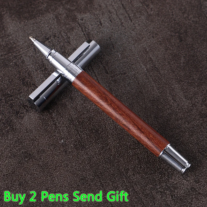 011 Roller Pen Новое поступление палисандр шариковая ручка офисная Высокое качество Бизнес подарок ручка для письма купить 2 ручки отправить подарок - Цвет: 011 Roller Pen