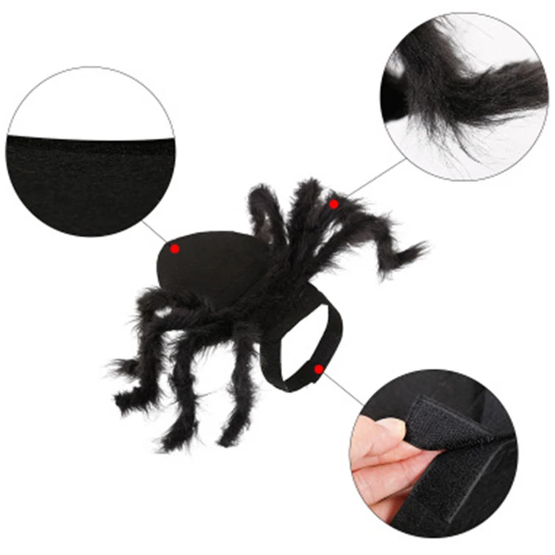 

Cosplay Spider Pet Dress Clothes Halloween Decoration Costume Spider Costume Festival Party Pet Dressing Up Supplies