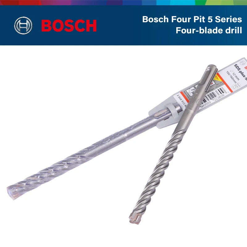 Буровое долото Bosch с двумя отверстиями электродрель круглым хвостовиком