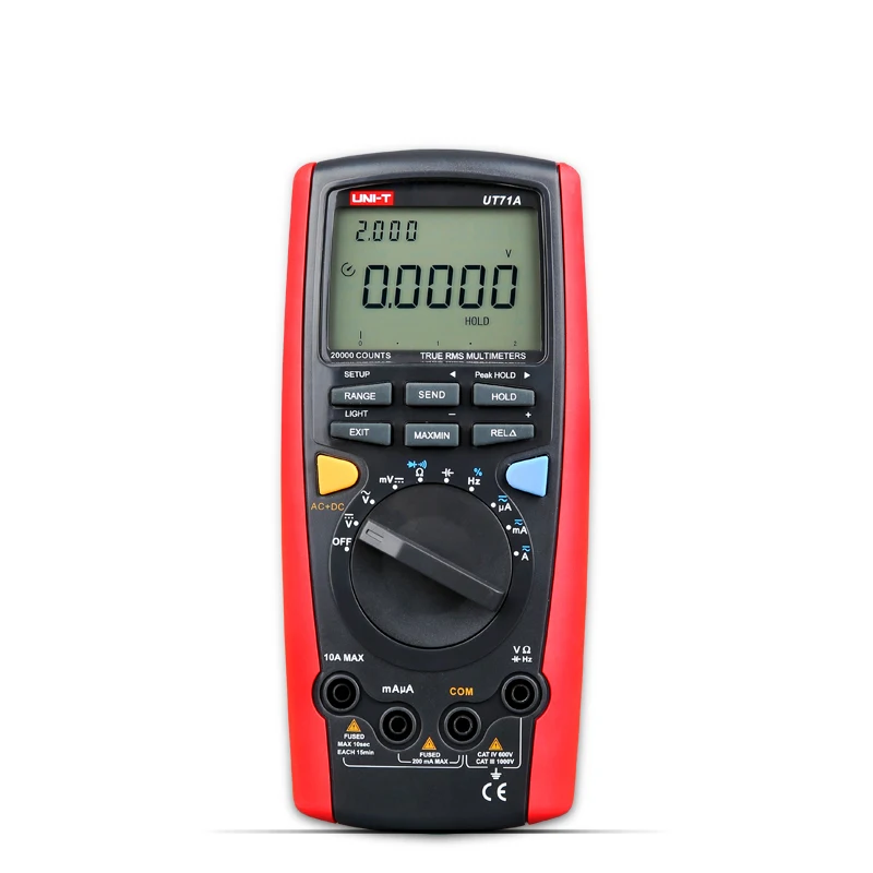 Цифровой мультиметр UNI-T UT71A UT71B UT71C UT71D UT71E среднеквадратичный измеритель
