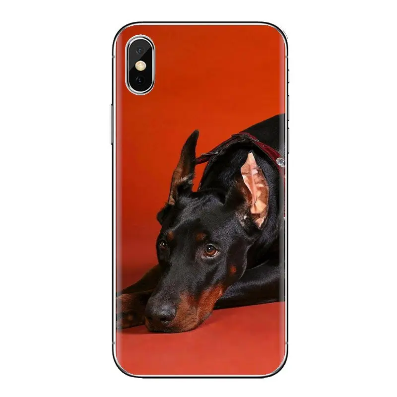Transparent Soft Shell Covers For Xiaomi Redmi 4A S2 Note 3 3S 4 4X 5 Plus 6 7 6A Pro Pocophone F1 funny Dachshund doberman |