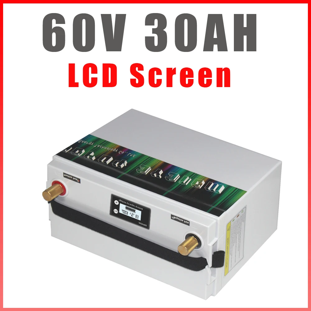 Литиевая батарея для электрического велосипеда скутера мотоцикла 60 в 30 А · ч 2000