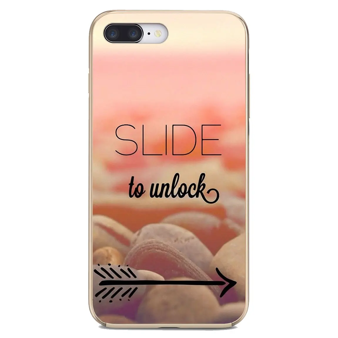 Силиконовый чехол для телефона Slide-To-Unlock-Unicorn-Rainbow Huawei Nova 2 2i 3 3i Y3 Y5 Y6 Y7 Y9 Prime 2015 2016 2017