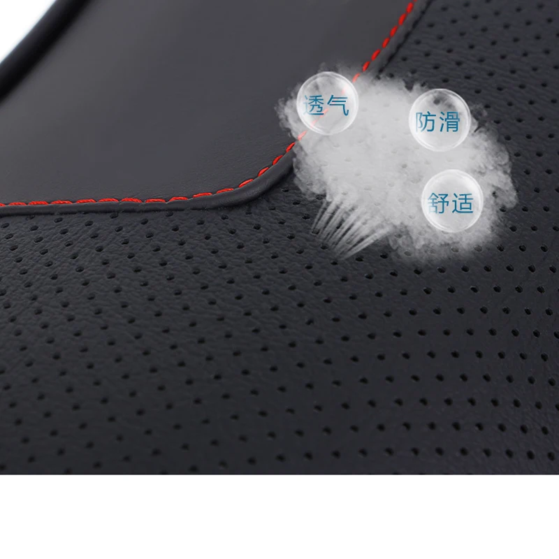 Автомобильная подушка для шеи из натуральной кожи с памятью хлопковый