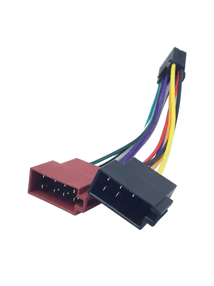 

Адаптер для автомобильного стереомагнитолы Kenwood, стандартный разъем стандарта ISO, 16-контактный Штекерный кабель, адаптер для автомобильног...